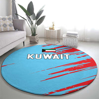 Kuwait Cricket Round Carpet Unique Style