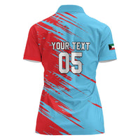 Custom Kuwait Cricket Women Polo Shirt Unique Style LT05 - Wonder Print Shop