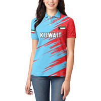 Custom Kuwait Cricket Women Polo Shirt Unique Style LT05 - Wonder Print Shop