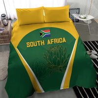 South Africa Cricket Bedding Set Go Champions Protea Pattern LT05 - Wonder Print Shop