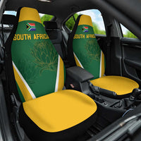 South Africa Cricket Car Seat Cover Go Champions Protea Pattern LT05 - Wonder Print Shop
