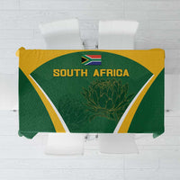 South Africa Cricket Tablecloth Go Champions Protea Pattern LT05 - Wonder Print Shop