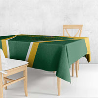 South Africa Cricket Tablecloth Go Champions Protea Pattern LT05 - Wonder Print Shop