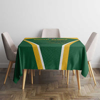 South Africa Cricket Tablecloth Go Champions Protea Pattern LT05 - Wonder Print Shop