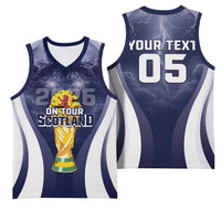 Custom Scotland Football 2026 Basketball Jersey Scotland On Tour Trophy Style - Wonder Print Shop