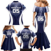 Custom Scotland Football 2026 Family Matching Mermaid Dress and Hawaiian Shirt Scotland On Tour Trophy Style - Wonder Print Shop