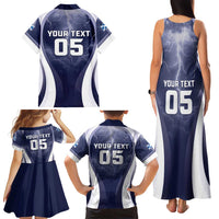 Custom Scotland Football 2026 Family Matching Tank Maxi Dress and Hawaiian Shirt Scotland On Tour Trophy Style - Wonder Print Shop