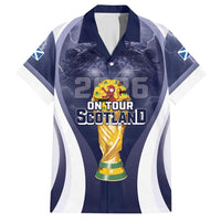 Custom Scotland Football 2026 Hawaiian Shirt Scotland On Tour Trophy Style - Wonder Print Shop