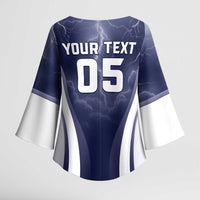Custom Scotland Football 2026 Kimono Sleeve Blouse Scotland On Tour Trophy Style - Wonder Print Shop