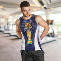 Custom Scotland Football 2026 Men Tank Top Scotland On Tour Trophy Style - Wonder Print Shop
