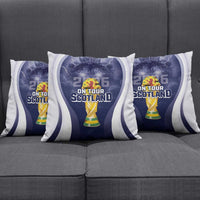 Scotland Football 2026 Pillow Cover Scotland On Tour Trophy Style - Wonder Print Shop