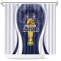 Scotland Football 2026 Shower Curtain Scotland On Tour Trophy Style - Wonder Print Shop