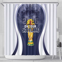 Scotland Football 2026 Shower Curtain Scotland On Tour Trophy Style - Wonder Print Shop