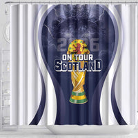 Scotland Football 2026 Shower Curtain Scotland On Tour Trophy Style - Wonder Print Shop
