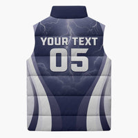 Custom Scotland Football 2026 Sleeveless Puffer Jacket Scotland On Tour Trophy Style - Wonder Print Shop