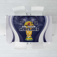 Scotland Football 2026 Tablecloth Scotland On Tour Trophy Style - Wonder Print Shop