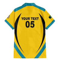 Custom Bahamas Football Family Matching Mermaid Dress and Hawaiian Shirt Go Champions Baha Boyz