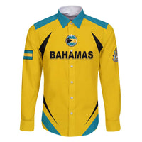 Custom Bahamas Football Family Matching Short Sleeve Bodycon Dress and Hawaiian Shirt Go Champions Baha Boyz