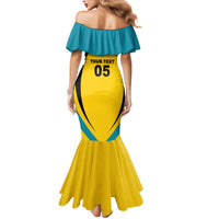 Custom Bahamas Football Mermaid Dress Go Champions Baha Boyz