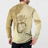 Gulf Of Mexico Estd 1672 Button Sweatshirt Vintage Style