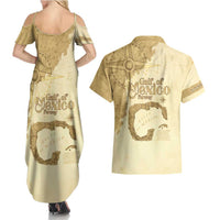 Gulf Of Mexico Estd 1672 Couples Matching Summer Maxi Dress and Hawaiian Shirt Vintage Style