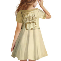 Gulf Of Mexico Estd 1672 Family Matching Off The Shoulder Long Sleeve Dress and Hawaiian Shirt Vintage Style