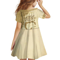 Gulf Of Mexico Estd 1672 Family Matching Off Shoulder Short Dress and Hawaiian Shirt Vintage Style