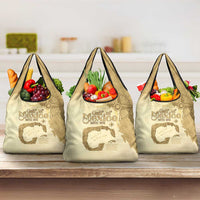 Gulf Of Mexico Estd 1672 Grocery Bag Vintage Style