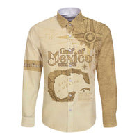 Gulf Of Mexico Estd 1672 Long Sleeve Button Shirt Vintage Style