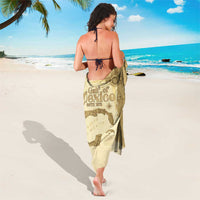 Gulf Of Mexico Estd 1672 Sarong Vintage Style