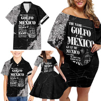 Golfo De Mexico Family Matching Off Shoulder Short Dress and Hawaiian Shirt Est. Since 1550 And Forever