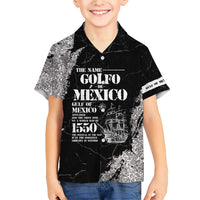 Golfo De Mexico Family Matching Short Sleeve Bodycon Dress and Hawaiian Shirt Est. Since 1550 And Forever