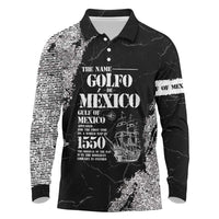 Golfo De Mexico Long Sleeve Polo Shirt Est. Since 1550 And Forever
