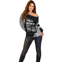 Golfo De Mexico Off Shoulder Sweater Est. Since 1550 And Forever