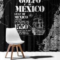 Golfo De Mexico Window Curtain Est. Since 1550 And Forever