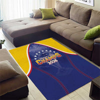 Venezuela Baseball Area Rug 1st Champions Glorious Victory