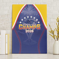 Venezuela Baseball Canvas Wall Art 1st Champions Glorious Victory