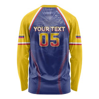 Venezuela Baseball Custom Long Sleeve Shirt 1st Champions Glorious Victory