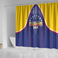 Venezuela Baseball Shower Curtain 1st Champions Glorious Victory