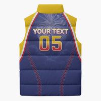 Venezuela Baseball Custom Sleeveless Puffer Jacket 1st Champions Glorious Victory
