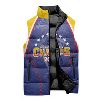Venezuela Baseball Custom Sleeveless Puffer Jacket 1st Champions Glorious Victory
