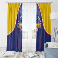 Venezuela Baseball Window Curtain 1st Champions Glorious Victory