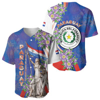 Paraguay Independence Day Baseball Jersey The Heart Of South America