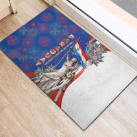 Paraguay Independence Day Rubber Doormat The Heart Of South America