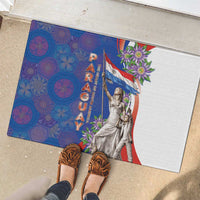 Paraguay Independence Day Rubber Doormat The Heart Of South America