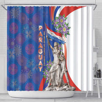 Paraguay Independence Day Shower Curtain The Heart Of South America