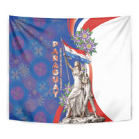 Paraguay Independence Day Tapestry The Heart Of South America