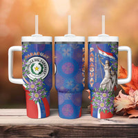 Paraguay Independence Day Tumbler With Handle The Heart Of South America