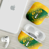 British Virgin Islands AirPods Case Coat Of Arms Plumeria Gradient Art