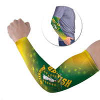 British Virgin Islands Arm Sleeves Coat Of Arms Plumeria Gradient Art